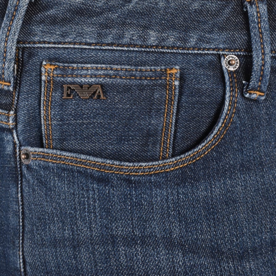 EMPORIO ARMANI Slim fit denim jeans